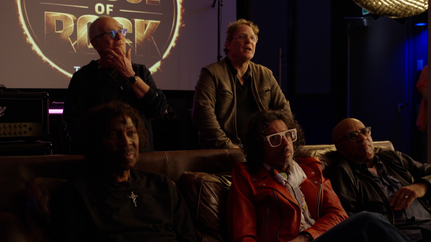 Judges watching a League of Rock performance
